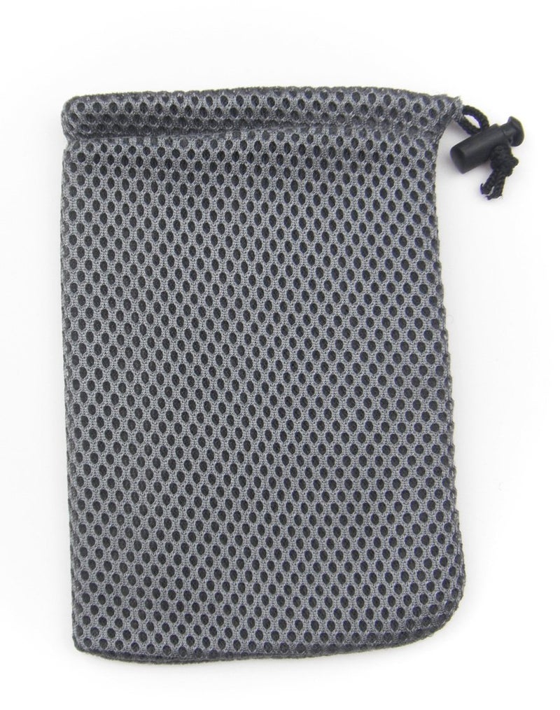 ALL in ONE 6pcs Grey Nylon Mesh Drawstring Bag Pouches for Mini Stuff Cellphone Mp3 10x15cm (4x6 Inch) - Image 2